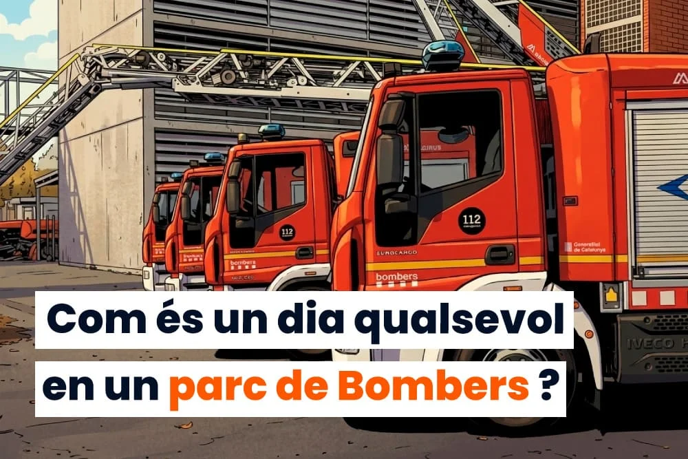 Un dia qualsevol al parc de bombers: molt més que sirenes i foc